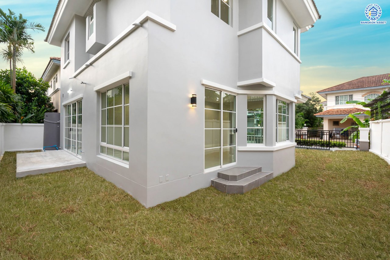 บ้านมือสองตกแต่งใหม่ แบรนด์ LH โครงการ มัณฑนา ราชพฤกษ์ หลังมุม เนื้อที่ 60.1 ตร.ว. ฟังก์ชัน 3 ห้องนอน 2 ห้องน้ำ จอดรถได้ 1 คัน พร้อมพื้นที่รอบบ้านกว้างขวาง Facilities ตอบโจทย์ทุกกิจกรรม! บนทำเลใกล้วงเวียนพระราม5 เซ็นทรัลเวสต์เกต และรถไฟฟ้า "สถานีบางรักน้อยท่าอิฐ"